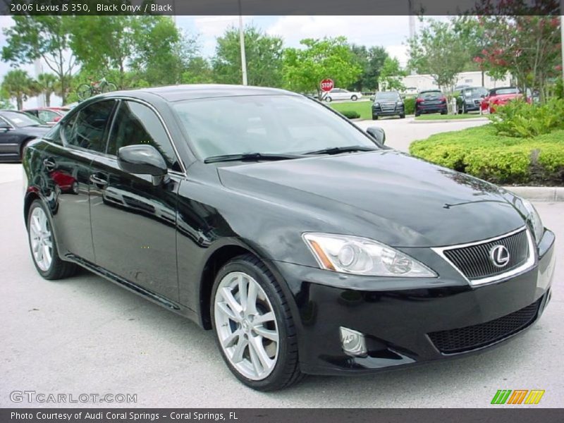 Black Onyx / Black 2006 Lexus IS 350