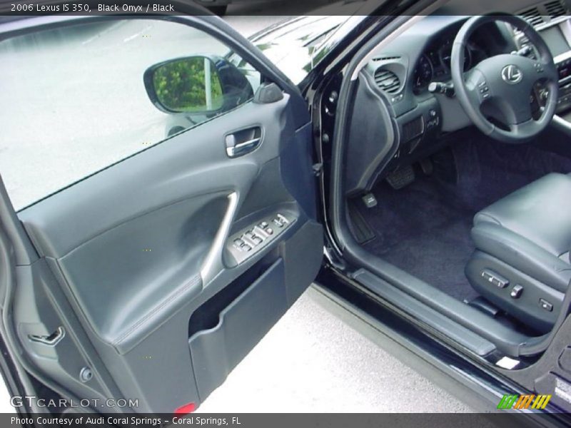 Black Onyx / Black 2006 Lexus IS 350