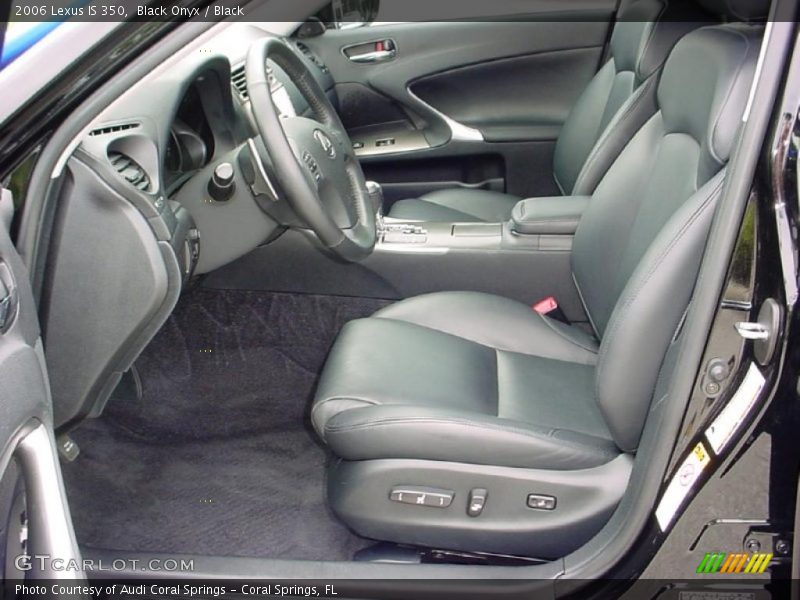 Black Onyx / Black 2006 Lexus IS 350