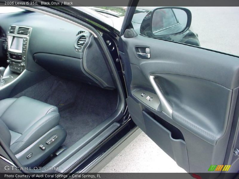 Black Onyx / Black 2006 Lexus IS 350