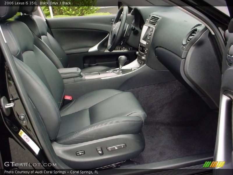 Black Onyx / Black 2006 Lexus IS 350