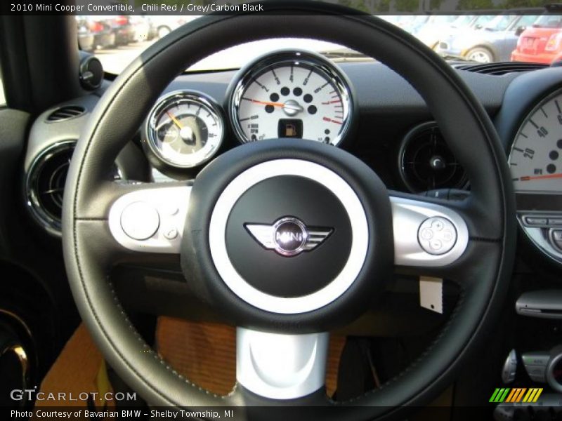 Chili Red / Grey/Carbon Black 2010 Mini Cooper Convertible