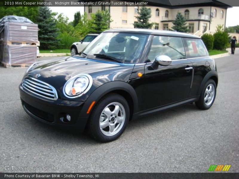 Midnight Black Metallic / Gravity Tuscan Beige Leather 2010 Mini Cooper Hardtop