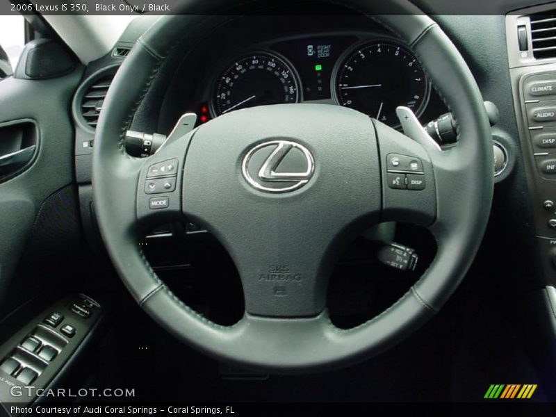 Black Onyx / Black 2006 Lexus IS 350