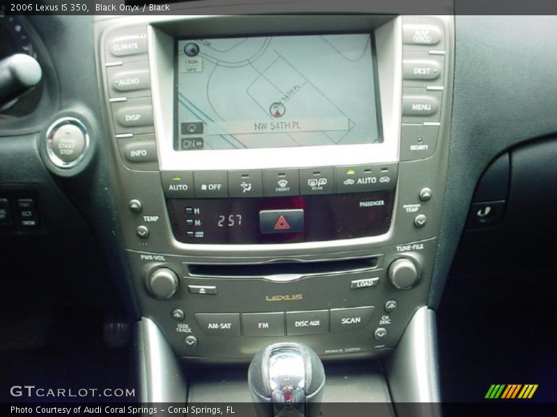 Black Onyx / Black 2006 Lexus IS 350