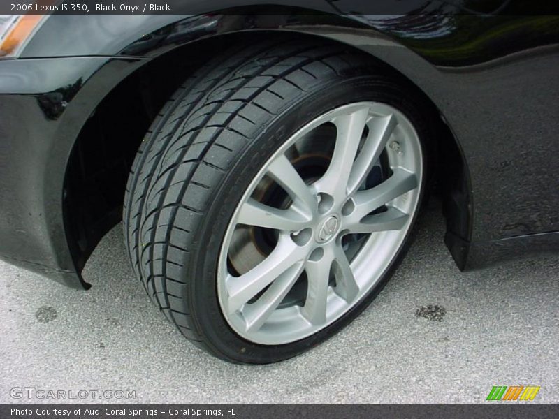 Black Onyx / Black 2006 Lexus IS 350