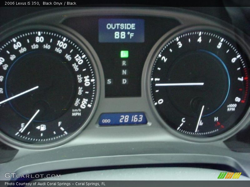 Black Onyx / Black 2006 Lexus IS 350