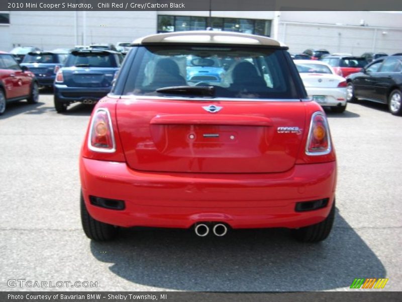 Chili Red / Grey/Carbon Black 2010 Mini Cooper S Hardtop