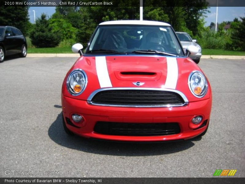 Chili Red / Grey/Carbon Black 2010 Mini Cooper S Hardtop