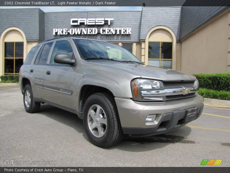 Light Pewter Metallic / Dark Pewter 2002 Chevrolet TrailBlazer LT