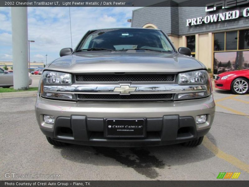 Light Pewter Metallic / Dark Pewter 2002 Chevrolet TrailBlazer LT