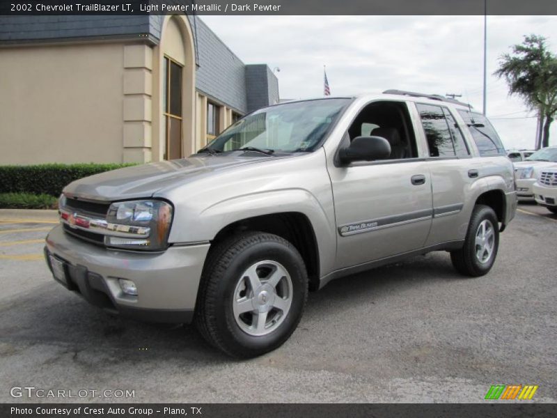 Light Pewter Metallic / Dark Pewter 2002 Chevrolet TrailBlazer LT