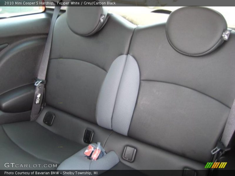 Pepper White / Grey/Carbon Black 2010 Mini Cooper S Hardtop