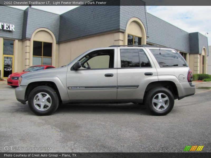 Light Pewter Metallic / Dark Pewter 2002 Chevrolet TrailBlazer LT