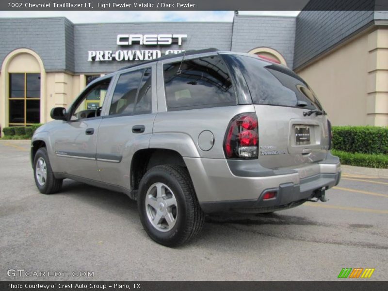Light Pewter Metallic / Dark Pewter 2002 Chevrolet TrailBlazer LT