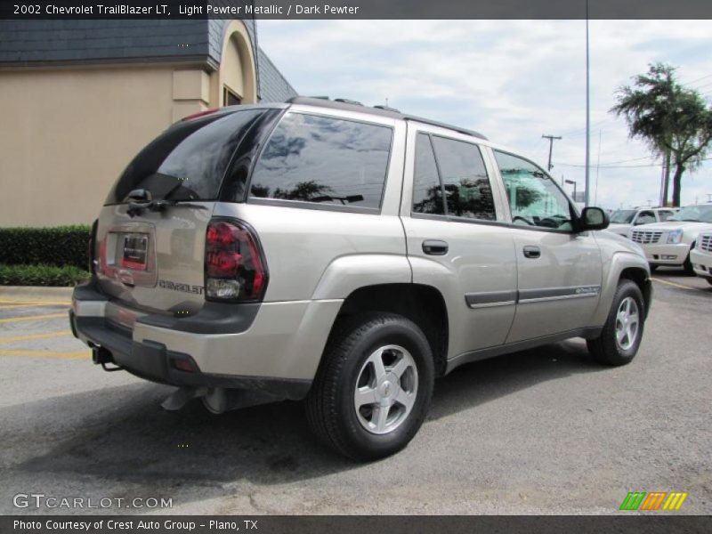 Light Pewter Metallic / Dark Pewter 2002 Chevrolet TrailBlazer LT