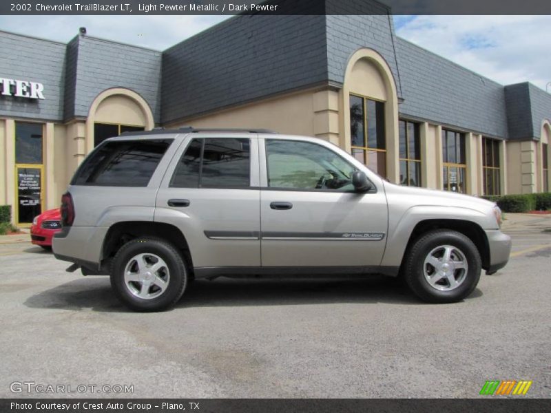 Light Pewter Metallic / Dark Pewter 2002 Chevrolet TrailBlazer LT