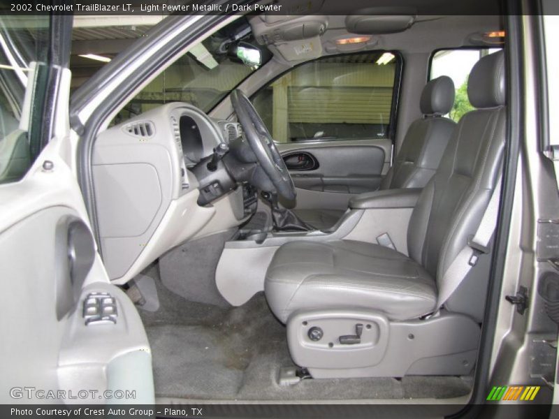 Light Pewter Metallic / Dark Pewter 2002 Chevrolet TrailBlazer LT