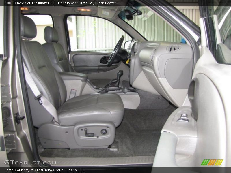 Light Pewter Metallic / Dark Pewter 2002 Chevrolet TrailBlazer LT