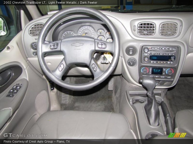Light Pewter Metallic / Dark Pewter 2002 Chevrolet TrailBlazer LT