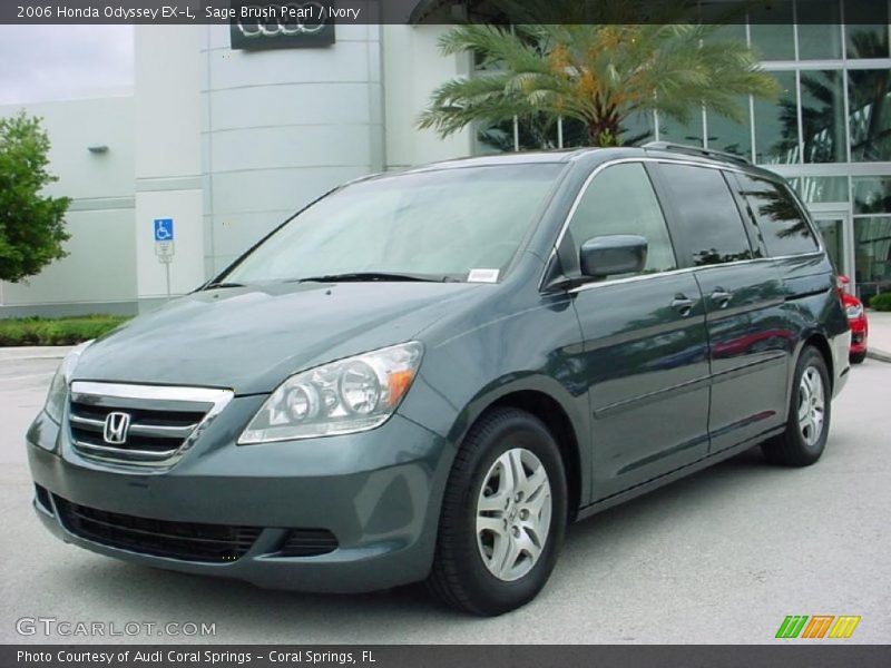 Sage Brush Pearl / Ivory 2006 Honda Odyssey EX-L