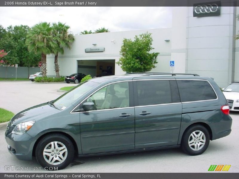 Sage Brush Pearl / Ivory 2006 Honda Odyssey EX-L