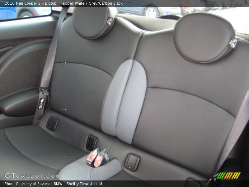 Pepper White / Grey/Carbon Black 2010 Mini Cooper S Hardtop