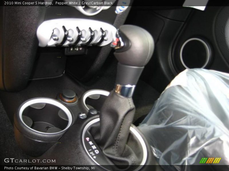 Pepper White / Grey/Carbon Black 2010 Mini Cooper S Hardtop