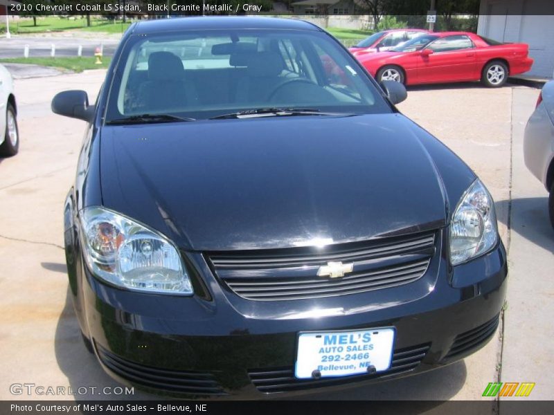 Black Granite Metallic / Gray 2010 Chevrolet Cobalt LS Sedan