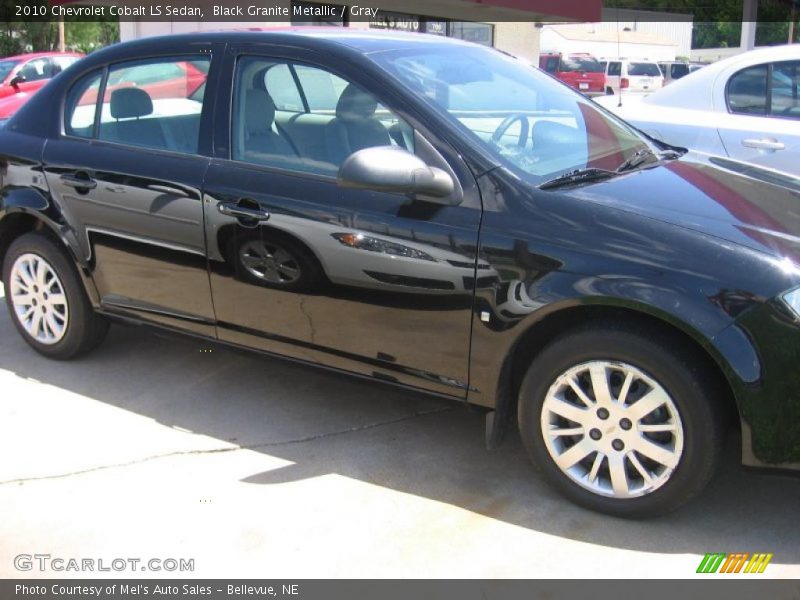 Black Granite Metallic / Gray 2010 Chevrolet Cobalt LS Sedan