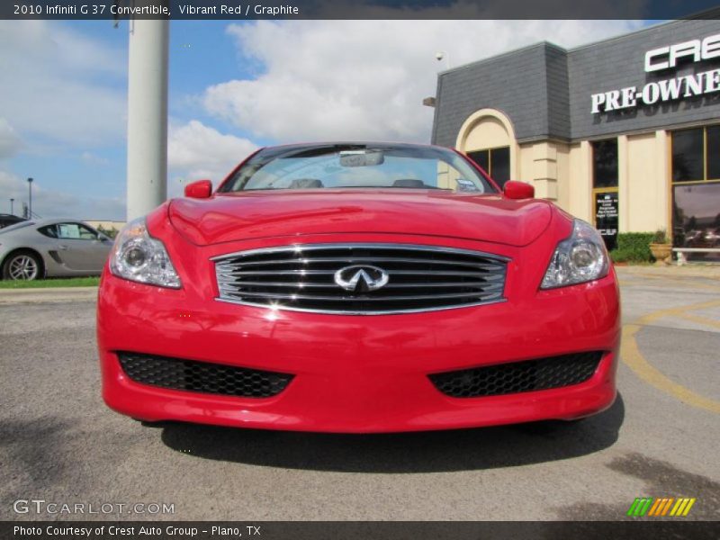 Vibrant Red / Graphite 2010 Infiniti G 37 Convertible