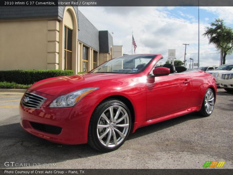  2010 G 37 Convertible Vibrant Red