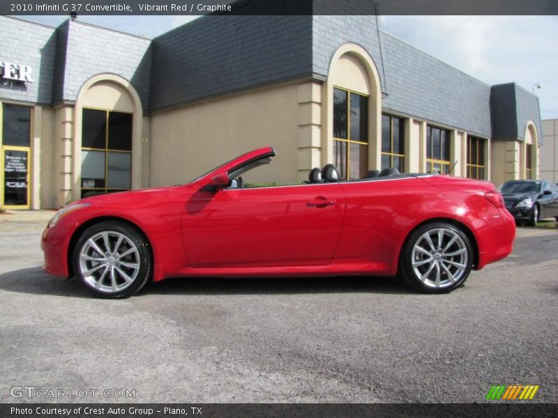 Vibrant Red / Graphite 2010 Infiniti G 37 Convertible