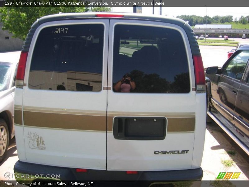 Olympic White / Neutral Beige 1997 Chevrolet Chevy Van G1500 Passenger Conversion