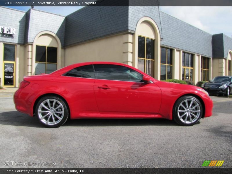 Vibrant Red / Graphite 2010 Infiniti G 37 Convertible