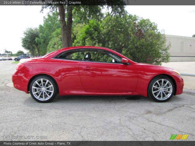 Vibrant Red / Graphite 2010 Infiniti G 37 Convertible