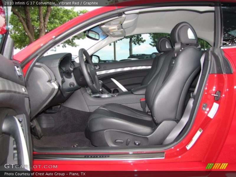  2010 G 37 Convertible Graphite Interior