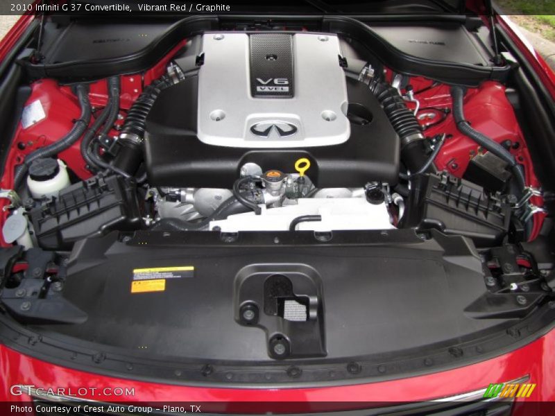  2010 G 37 Convertible Engine - 3.7 Liter DOHC 24-Valve CVTCS V6