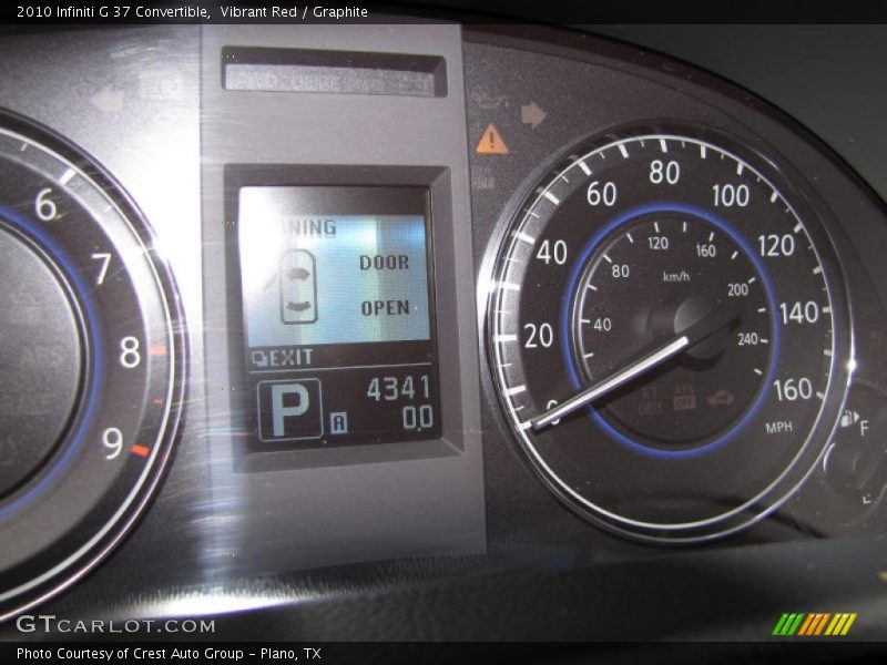 Vibrant Red / Graphite 2010 Infiniti G 37 Convertible