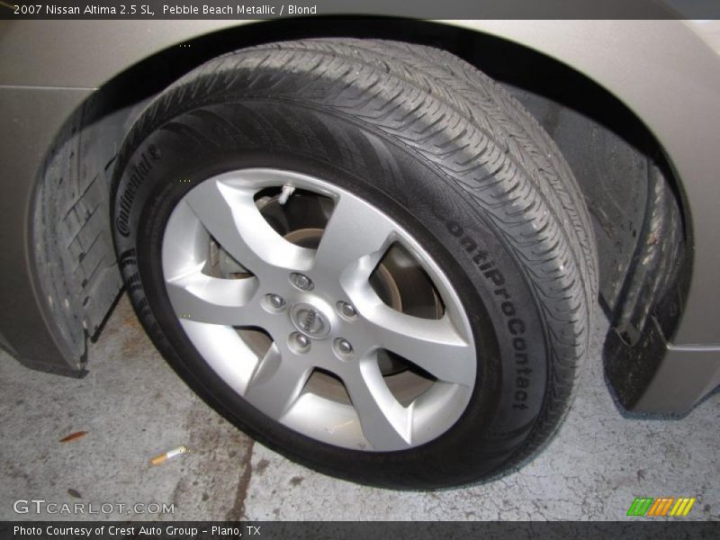 Pebble Beach Metallic / Blond 2007 Nissan Altima 2.5 SL