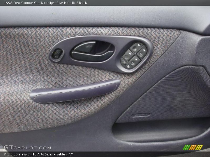 Moonlight Blue Metallic / Black 1998 Ford Contour GL