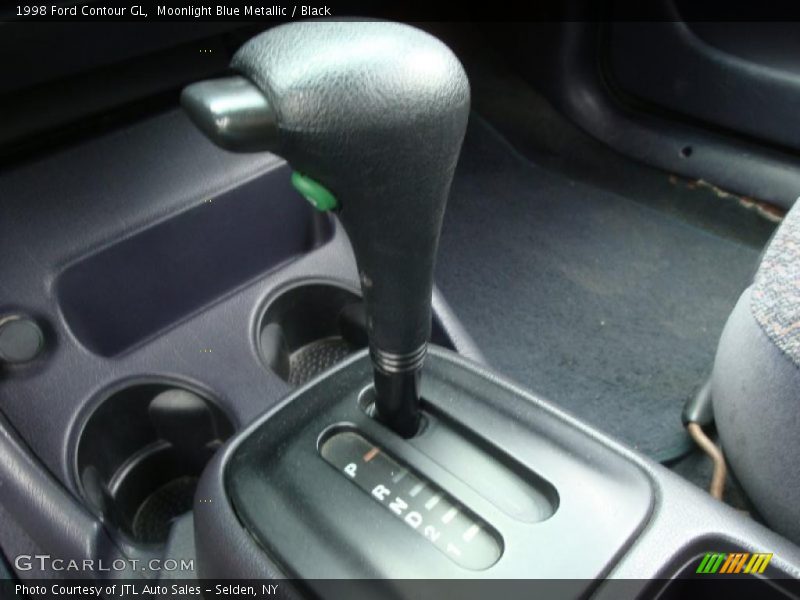 Moonlight Blue Metallic / Black 1998 Ford Contour GL