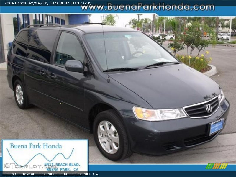 Sage Brush Pearl / Gray 2004 Honda Odyssey EX