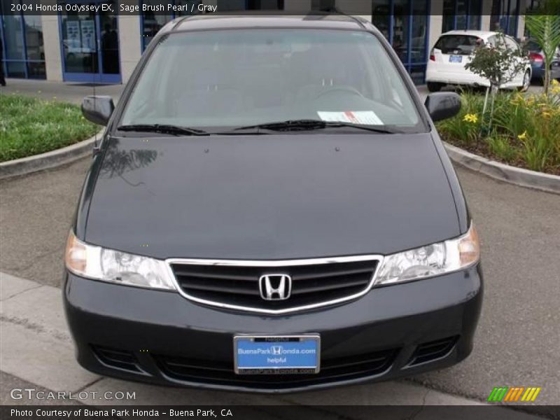 Sage Brush Pearl / Gray 2004 Honda Odyssey EX