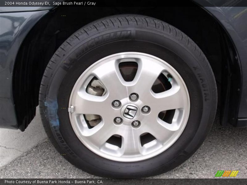 Sage Brush Pearl / Gray 2004 Honda Odyssey EX