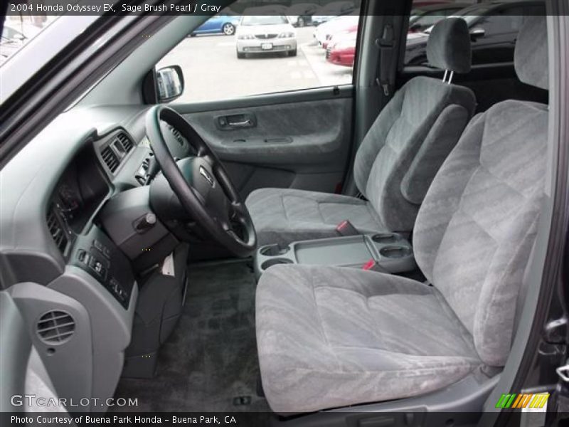 Sage Brush Pearl / Gray 2004 Honda Odyssey EX