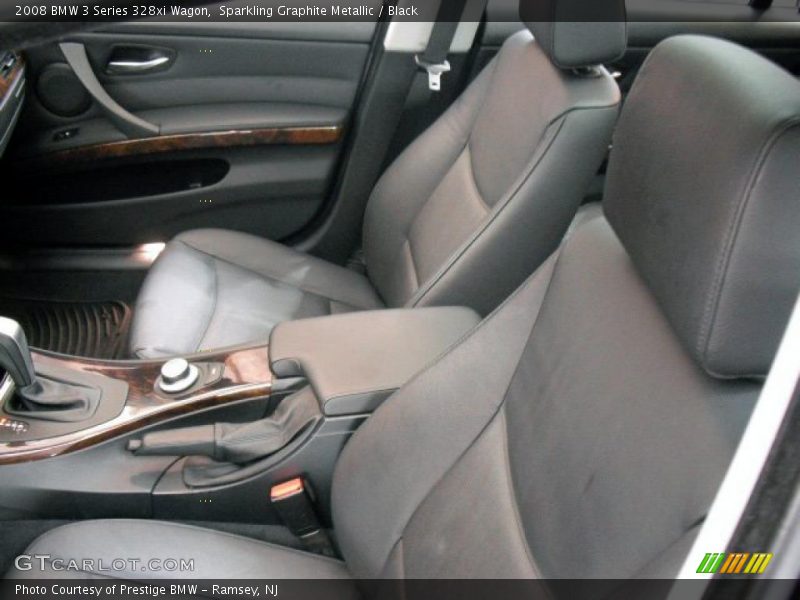 Sparkling Graphite Metallic / Black 2008 BMW 3 Series 328xi Wagon