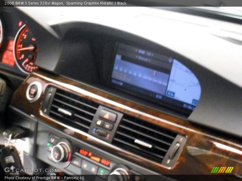 Sparkling Graphite Metallic / Black 2008 BMW 3 Series 328xi Wagon