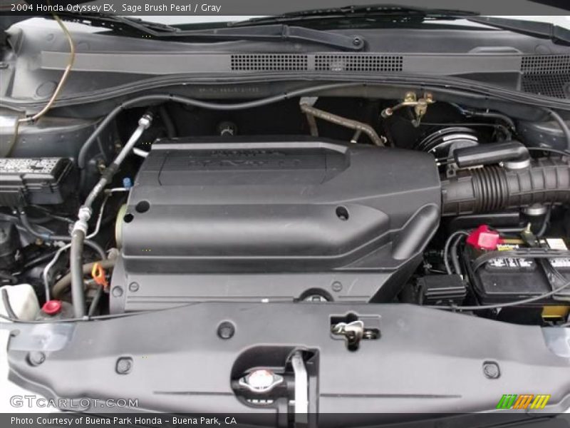 Sage Brush Pearl / Gray 2004 Honda Odyssey EX