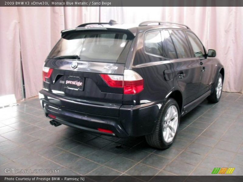 Monaco Blue Metallic / Sand Beige 2009 BMW X3 xDrive30i